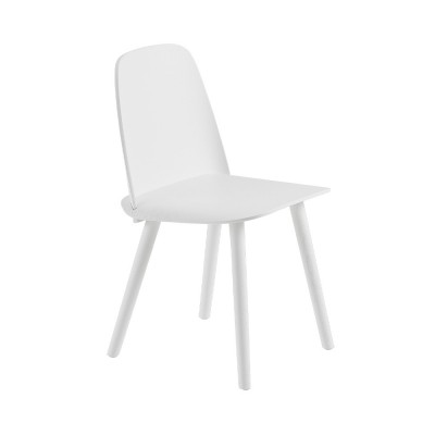 Chaise Nerd frêne blanc - Muuto