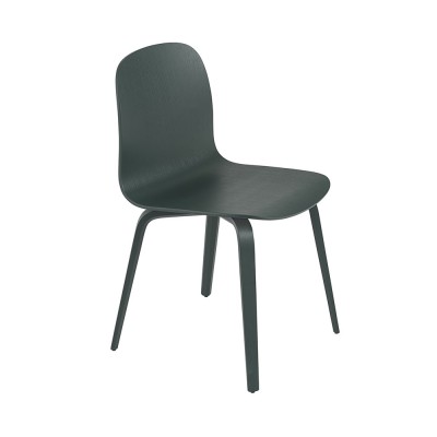 Chaise Visu frêne vert foncé - Muuto