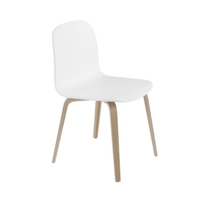 Chaise Visu chêne & blanc - Muuto