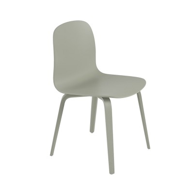 Chaise Visu frêne dusty green - Muuto