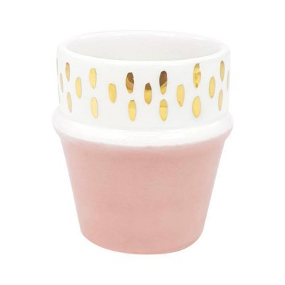 Tasse Nespresso Nour gold rose pâle - Chabi Chic