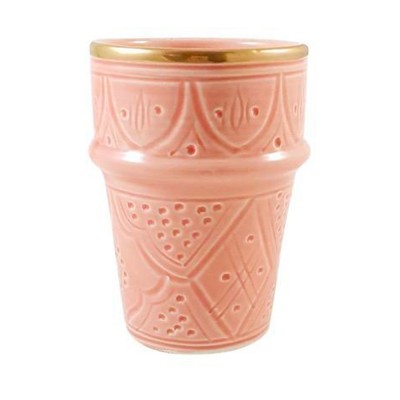 Tasse Beldi Empreintes gold rose clair - Chabi Chic
