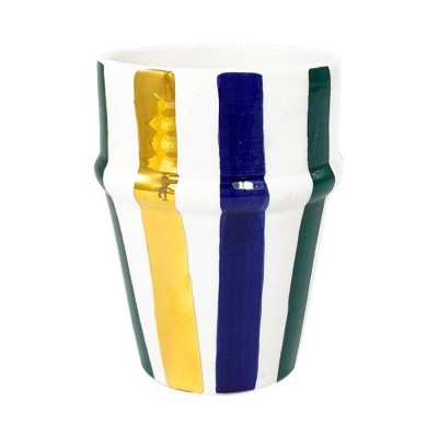 Tasse Beldi Ourika gold bleu celadon - Chabi Chic