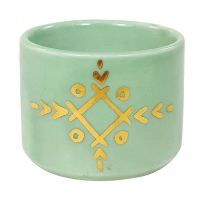 Tasse droite Caftan vert amande M - Chabi Chic