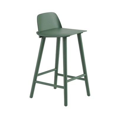 Tabouret Nerd frêne vert H79 cm - Muuto