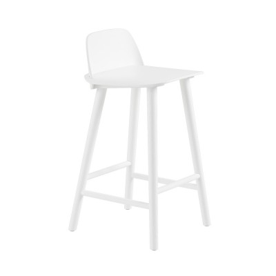 Tabouret Nerd frêne blanc H79 cm - Muuto