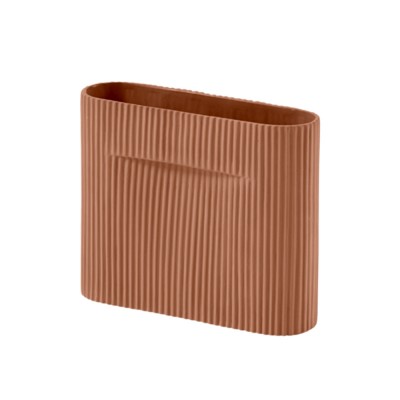 Vase Ridge terracotta S - Muuto