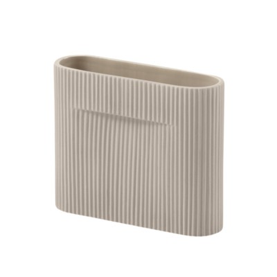 Vase Ridge beige S - Muuto