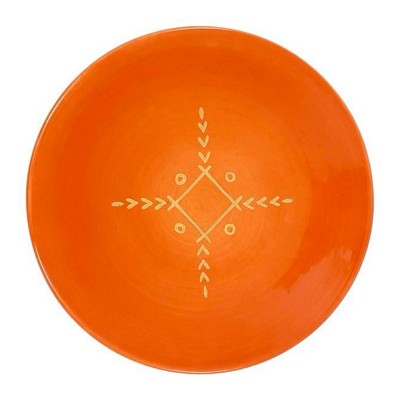 Assiette Caftan gold marsala - Chabi Chic