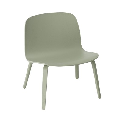 Chaise lounge Visu chêne dusty green - Muuto