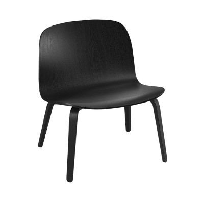 Chaise lounge Visu chêne noir - Muuto