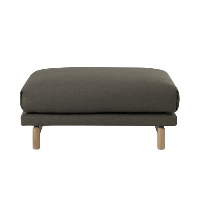 Repose-pieds Rest tissu Fiord 961 vert militaire - Muuto
