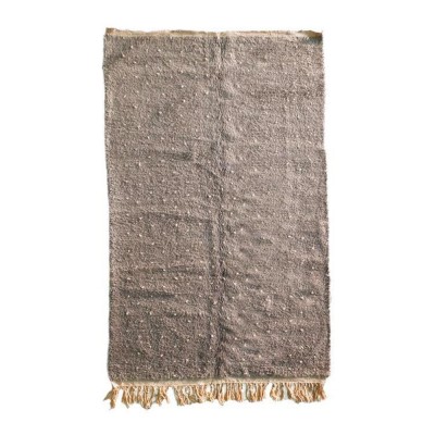 Tapis Beni Ourain motifs points beige gris L - Chabi Chic