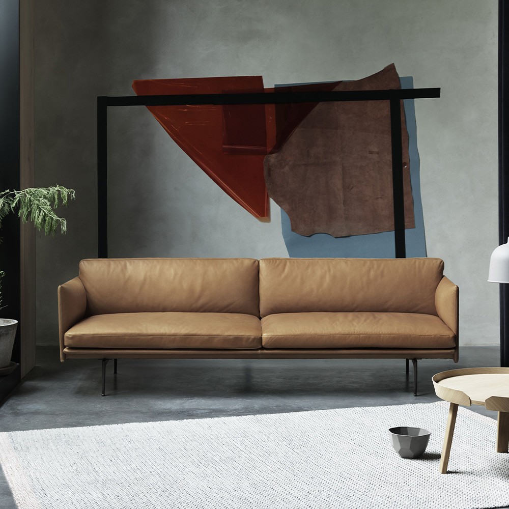 canapé convertible cuir marron
