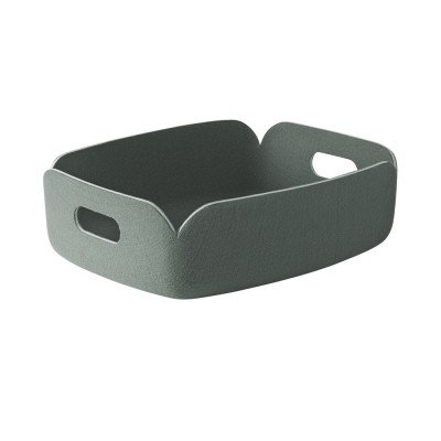 Panier Restore Tray dusty green - Muuto