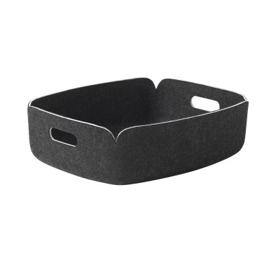 Panier Restore Tray mélange de noir - Muuto