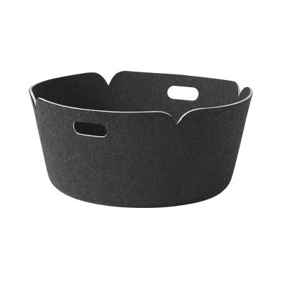 Panier Restore Round mélange de noir - Muuto