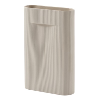 Vase Ridge beige L - Muuto