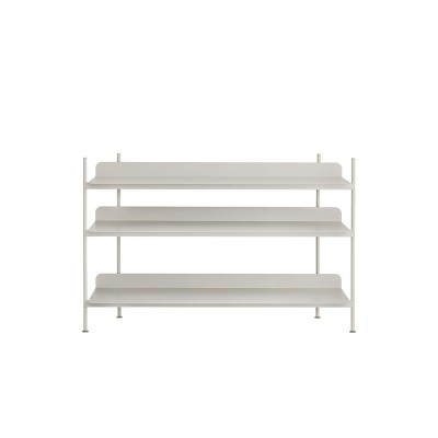Système d'étagère Compile gris configuration 2 - Muuto