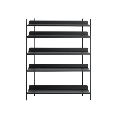Système d'étagère Compile noir configuration 3 - Muuto