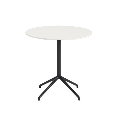 Table Still Café blanc et noir rond - Muuto