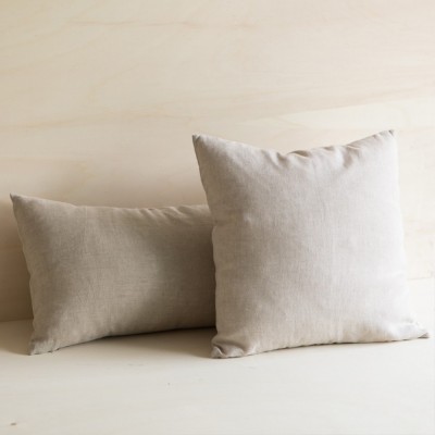 Coussin en lin lavé naturel - Gabrielle Paris