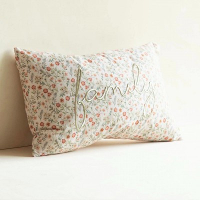 Coussin en tissu Colombo Iris Sable - Gabrielle Paris