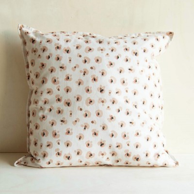 Coussin en coton lavé Havana Léo Milk - Gabrielle Paris