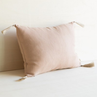 Coussin en lin lavé Bahia glaise - Gabrielle Paris