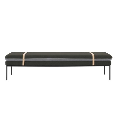Daybed Turn laine vert foncé & gris clair - Ferm Living