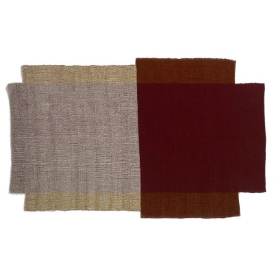 Tapis Nobsa S rouge/ocre/crème - ames