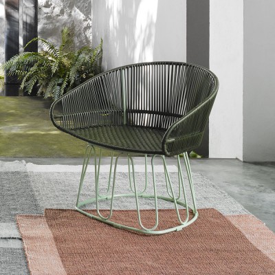 Chaise Lounge Circo oliv/menta - ames