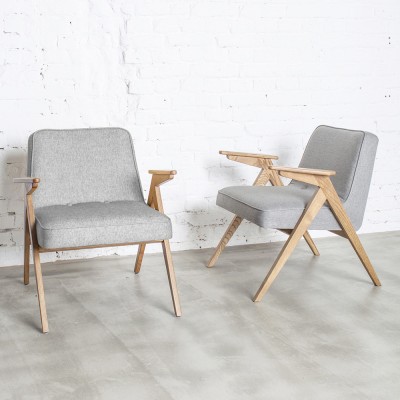 Fauteuil Bunny Loft gris clair - 366 Concept