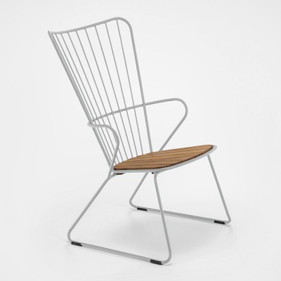 Chaise lounge Paon taupe - Houe