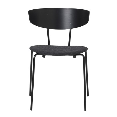 Chaise Herman noir & gris foncé - Ferm Living